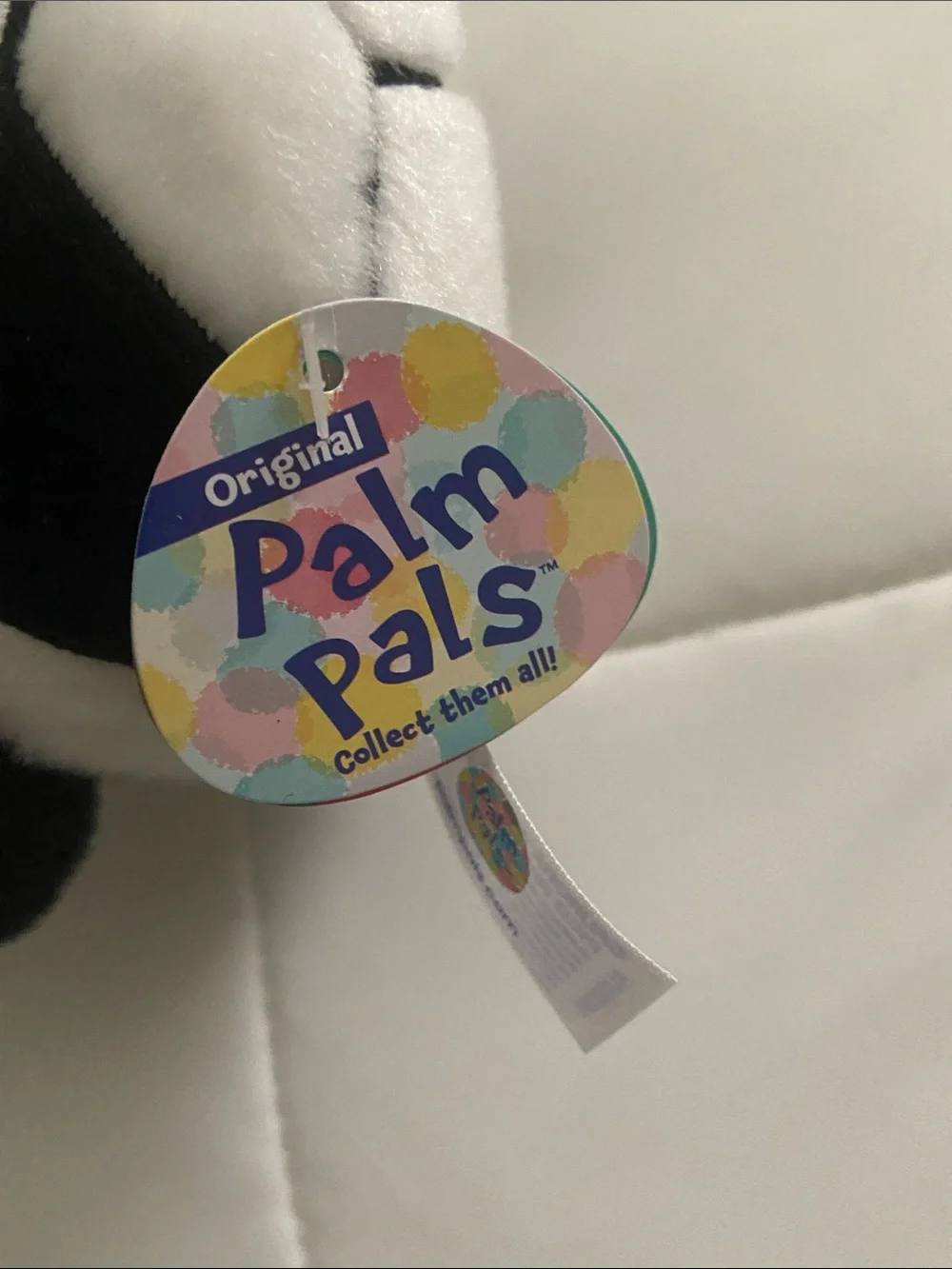 Plush Soccer Ball Palm Pals - Black & White Cute Sports Plush